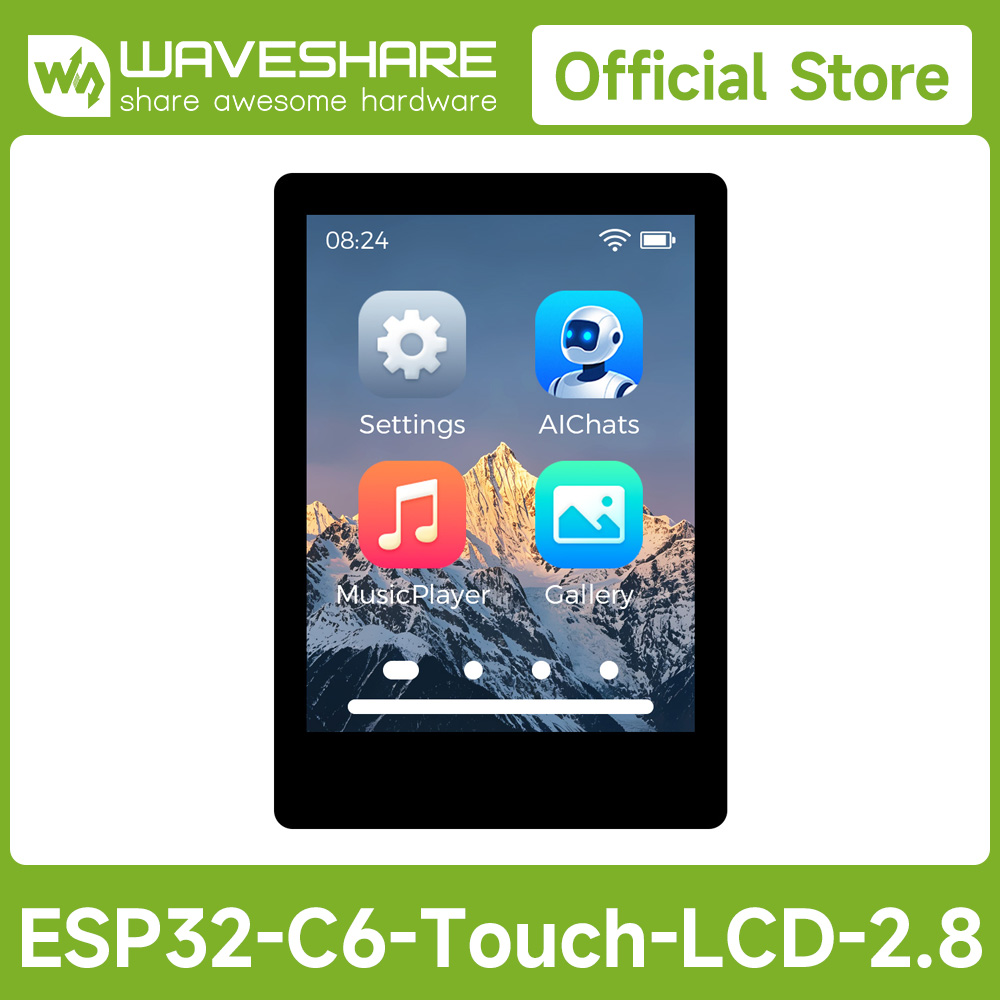 Esp32 C6 - Waveshare ESP32-C6 2.8인치 IPS 정전식 터치