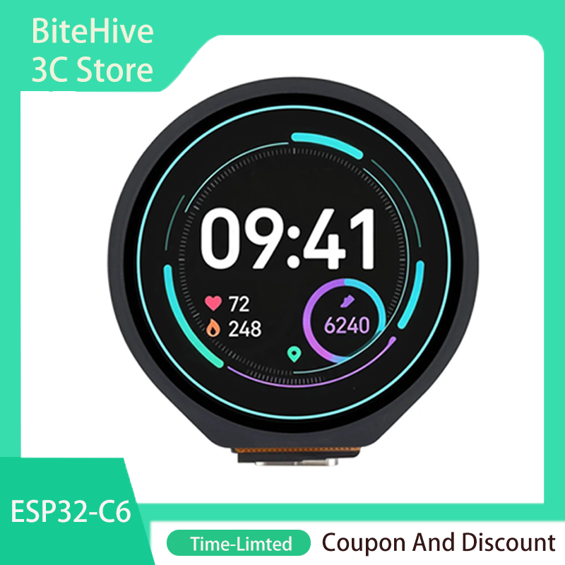 Esp32 C6 - 웨이브셰어 ESP32-C6 1.28인치 LCD 디스플레이 개발