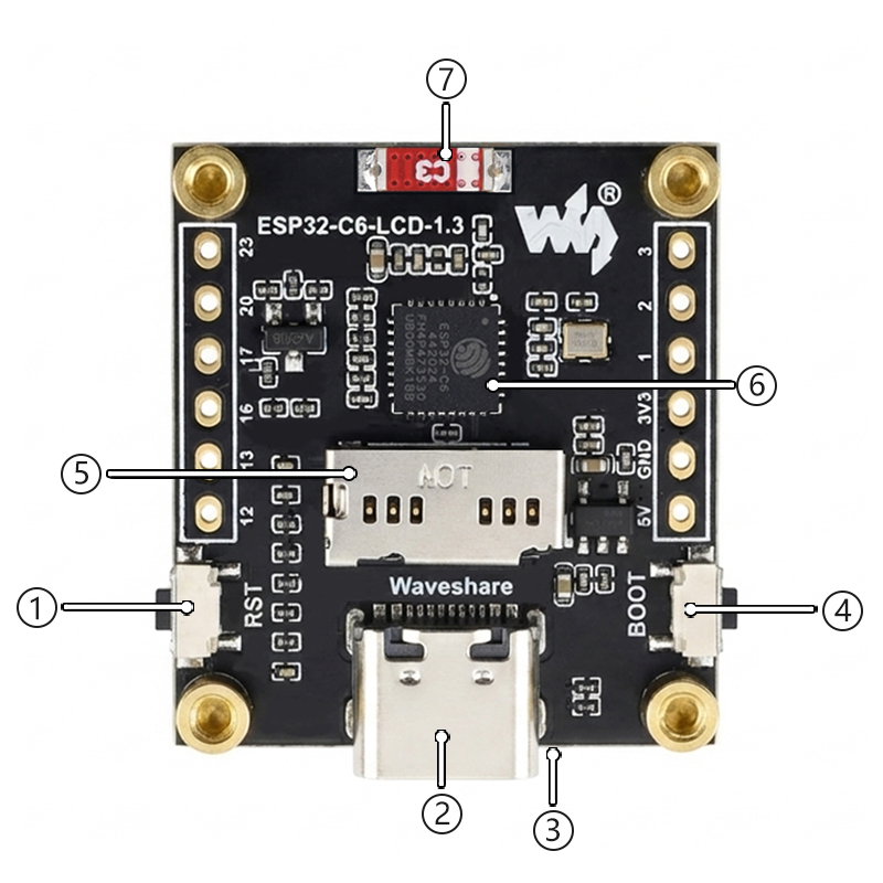 ESP32-C6 LCD 개발 보드 1.3인치 디스플레이 - Esp32 C6 리뷰 및 가격