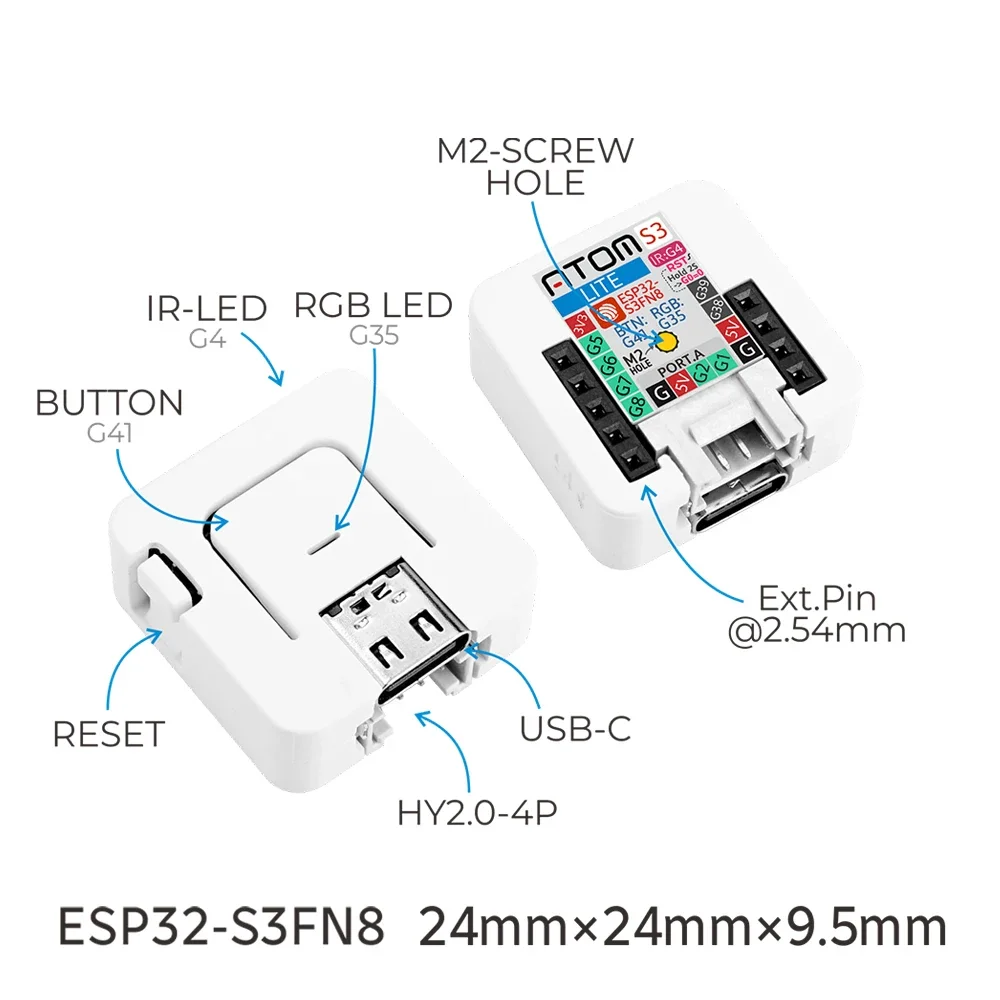 M5Stack AtomS3-Lite ESP32-S3 개 - Esp32 Devkit 리뷰 및 가격