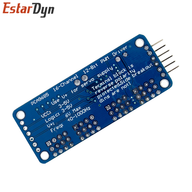 PCA9685PW 16 채널 12비트 PWM 서보 실드 - Esp32 Uart Module 리뷰 및 가격