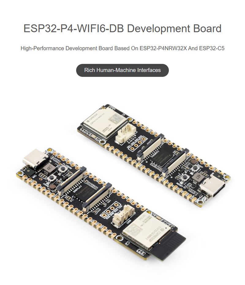ESP32-P4NRW32X 및 ESP32-C5 듀얼 코 - Esp32 P4 리뷰 및 가격